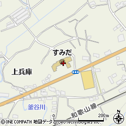 和歌山県橋本市隅田町上兵庫267周辺の地図