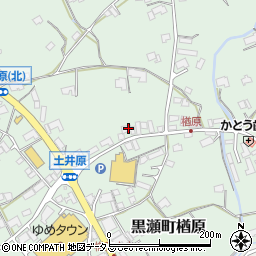 広島県東広島市黒瀬町楢原587周辺の地図