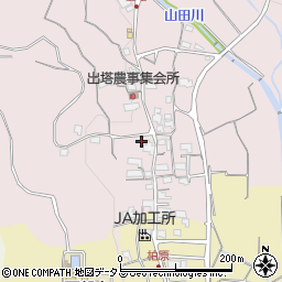 和歌山県橋本市出塔56周辺の地図