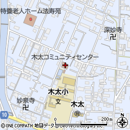 高松市木太コミュニティセンター周辺の地図