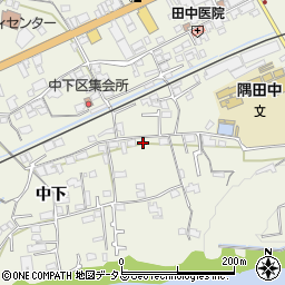 和歌山県橋本市隅田町中下148周辺の地図