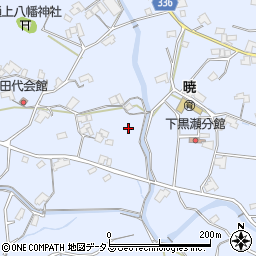 広島県東広島市黒瀬町津江周辺の地図