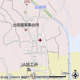 和歌山県橋本市出塔39周辺の地図