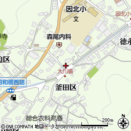 広島県尾道市因島中庄町3309-1周辺の地図