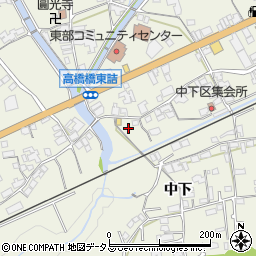 和歌山県橋本市隅田町中下38周辺の地図