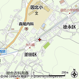 広島県尾道市因島中庄町徳永区218周辺の地図