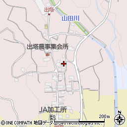 和歌山県橋本市出塔31周辺の地図