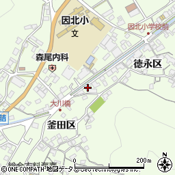 広島県尾道市因島中庄町徳永区216周辺の地図