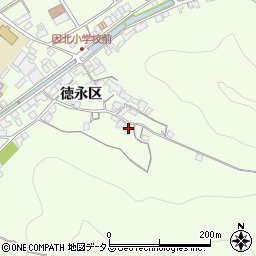 広島県尾道市因島中庄町徳永区186周辺の地図