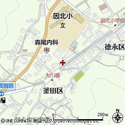 広島県尾道市因島中庄町徳永区3320周辺の地図