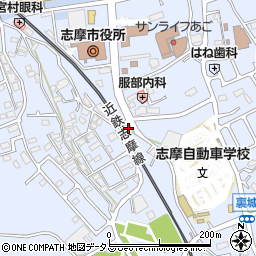 志摩市商工会倉庫周辺の地図