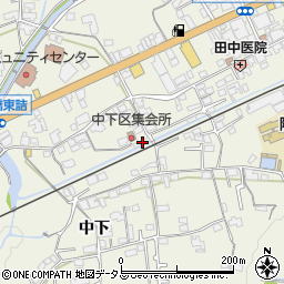 和歌山県橋本市隅田町中下63周辺の地図