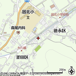 広島県尾道市因島中庄町212-2周辺の地図