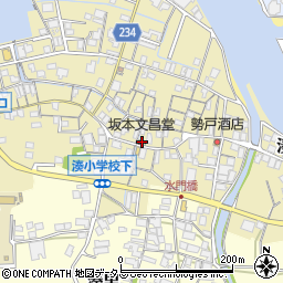 坂本文昌堂周辺の地図