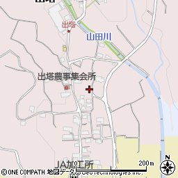 和歌山県橋本市出塔38周辺の地図