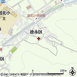 広島県尾道市因島中庄町徳永区202周辺の地図