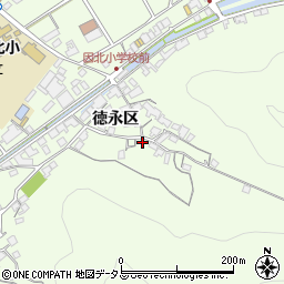 広島県尾道市因島中庄町徳永区190周辺の地図