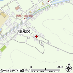 広島県尾道市因島中庄町徳永区62周辺の地図