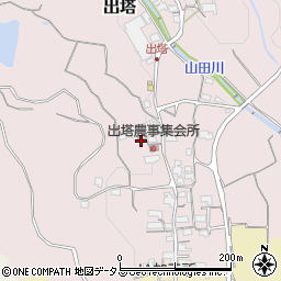 和歌山県橋本市出塔82周辺の地図