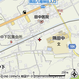 和歌山県橋本市隅田町中下7周辺の地図