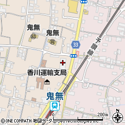 香川県農業協同組合　高松市西部鬼無支店業務課周辺の地図