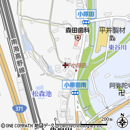 和歌山県橋本市小原田382周辺の地図