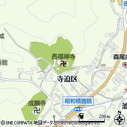 広島県尾道市因島中庄町寺迫区周辺の地図
