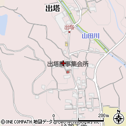 和歌山県橋本市出塔79周辺の地図