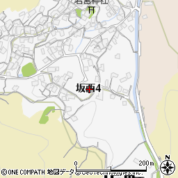 広島県安芸郡坂町坂西4丁目周辺の地図