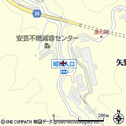 昭和入口周辺の地図