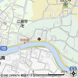 松帆郵便局周辺の地図
