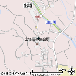 和歌山県橋本市出塔76周辺の地図