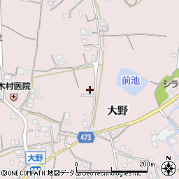 兵庫県洲本市大野周辺の地図
