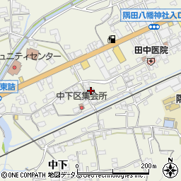 和歌山県橋本市隅田町中下13周辺の地図