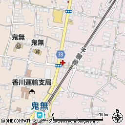 香川県高松市鬼無町藤井107周辺の地図