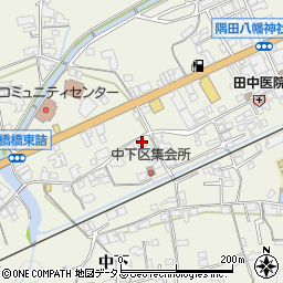 和歌山県橋本市隅田町中下16周辺の地図