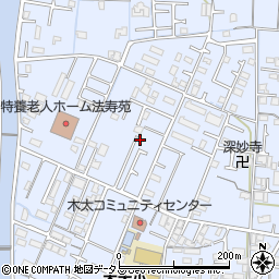 香川県高松市木太町周辺の地図
