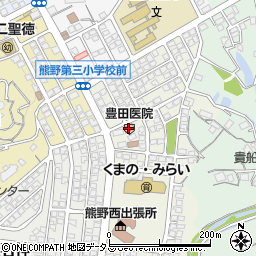 豊田医院周辺の地図
