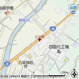 広田東周辺の地図