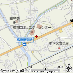 隅田地区公民館周辺の地図