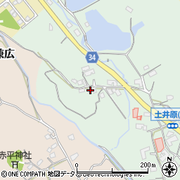 広島県東広島市黒瀬町楢原837周辺の地図