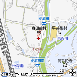 和歌山県橋本市小原田63周辺の地図
