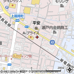 ファミール上福岡周辺の地図