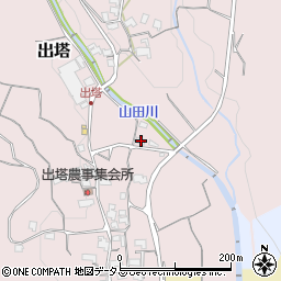 和歌山県橋本市出塔189周辺の地図