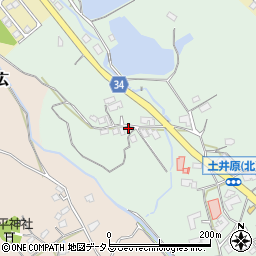 広島県東広島市黒瀬町楢原835周辺の地図