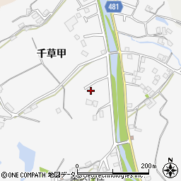 兵庫県洲本市千草甲25-11周辺の地図