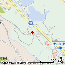 広島県東広島市黒瀬町楢原910周辺の地図