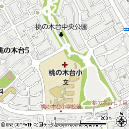 大阪府阪南市桃の木台周辺の地図