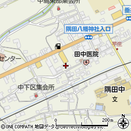 和歌山県橋本市隅田町中島84周辺の地図