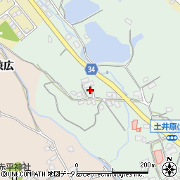 広島県東広島市黒瀬町楢原909周辺の地図